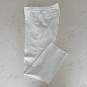 Brooks Brothers Advantage Chino Stretch 4 Pocket Mid Rise Pants White Sz 6 NWOT
